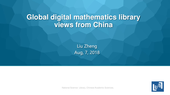 global digital mathematics library