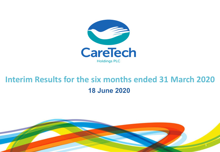 interim results for the six months ended 31 march 2020