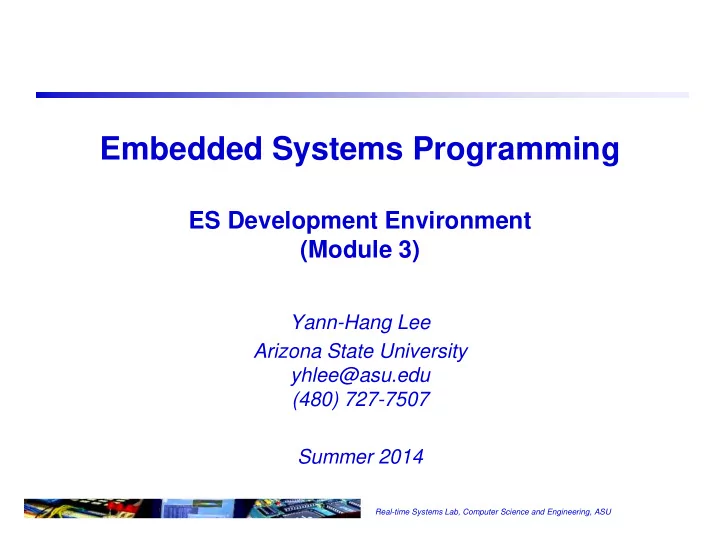 embedded systems programming