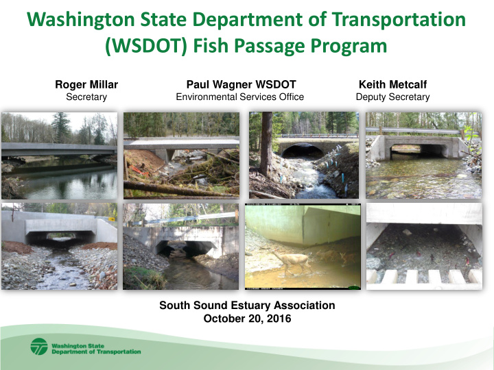 washington state department of transportation