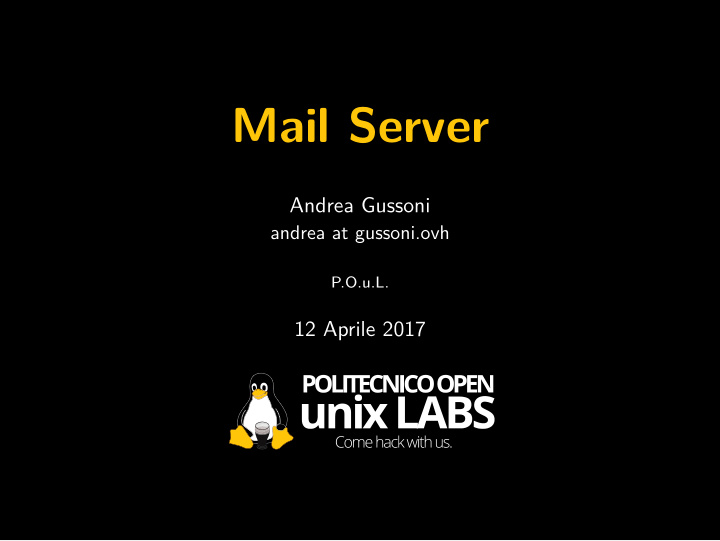 mail server