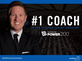 tomferry.com/success  tomferry.com/success  tomferry.com/success  Send me a Tweet @TomFerry w/