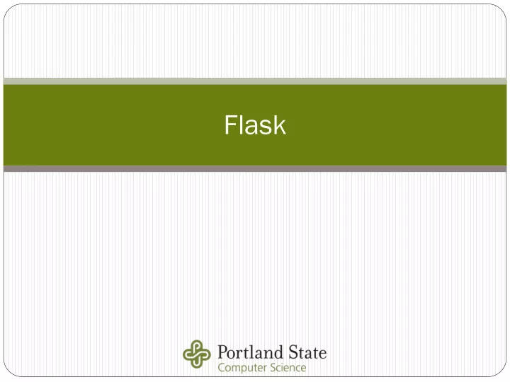 flask pyth thon on web eb fram amewor orks ks