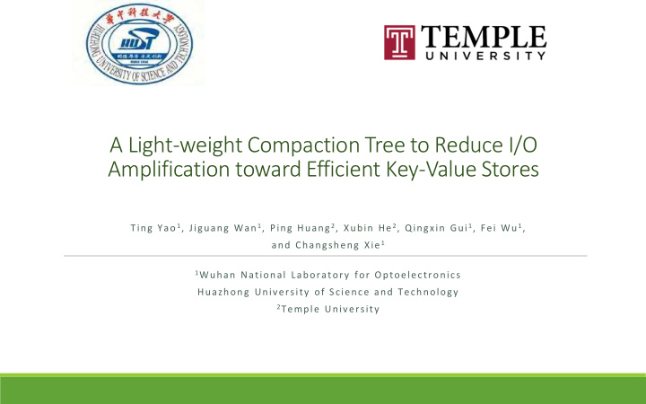 a light weight compaction tree to reduce i o