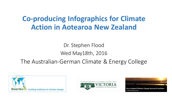 co producing infographics for climate action in aotearoa