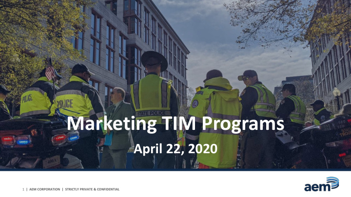 marketing tim programs