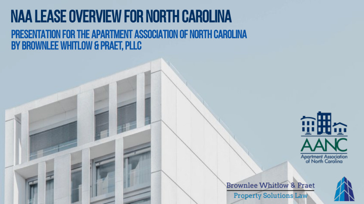 naa lease overview for north carolina