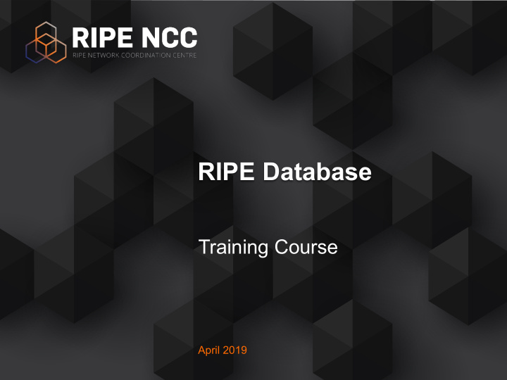 ripe database