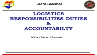 TH BRIGADE JROTC 4 TH  PROPERTY ACCOUNTABILITY  RULES BEFORE STARTING  Be Polite, because you