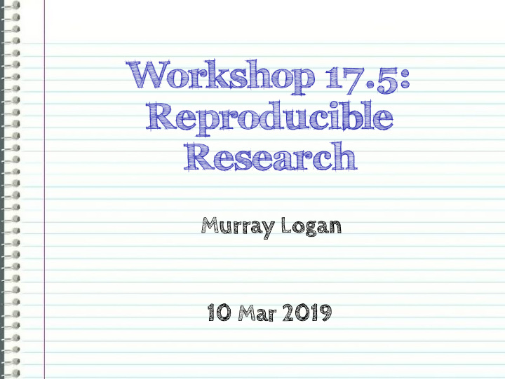 workshop 17 5 reproducible research