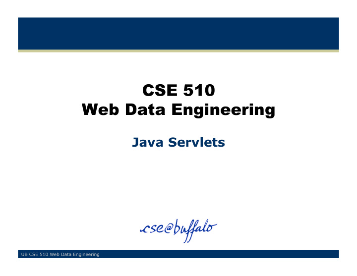 cse 510 web data engineering