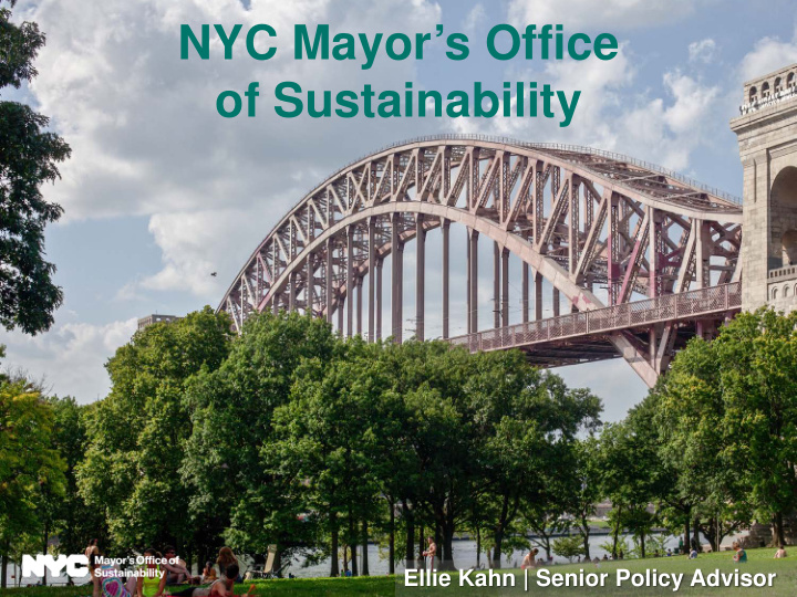 nyc mayor s office of sustainability