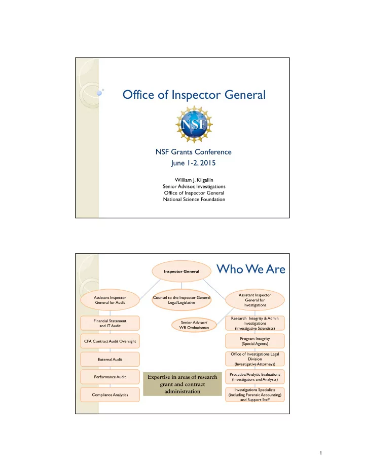 office of inspector general