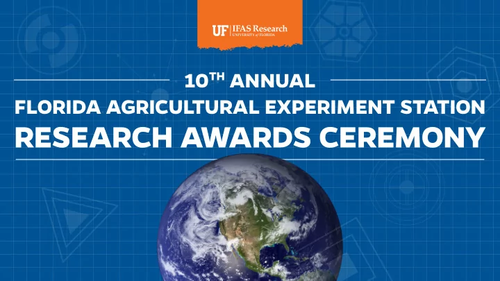research awards ceremony