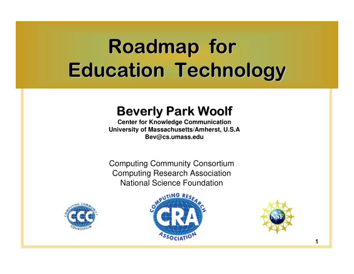 ro roadmap for admap for ro ro education technology