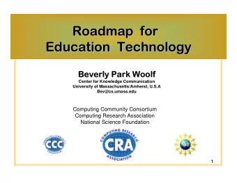 Ro  Roadmap  for  admap  for  Ro  Ro  Education  Technology  Education  Technology  Beverly Park