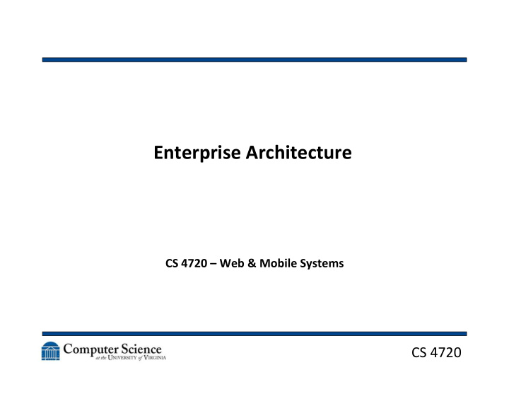 enterprise architecture