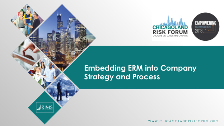 embedding erm into company strategy and process