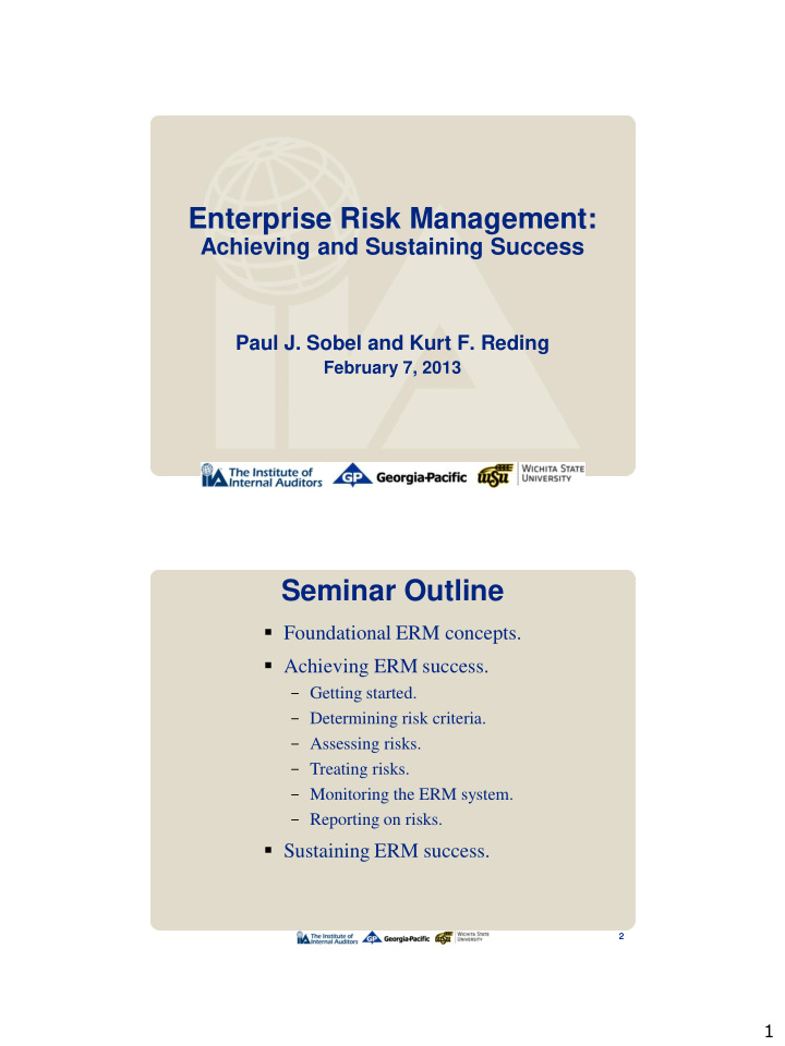 enterprise risk management