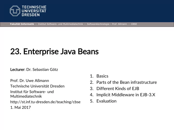 23 ente terprise java beans
