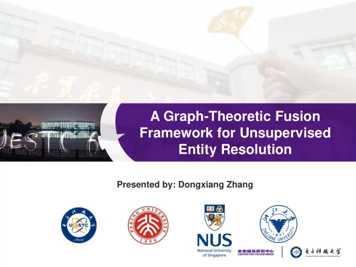 framework for unsupervised