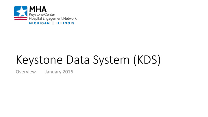 keystone data system kds