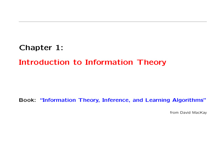 chapter 1 introduction to information theory