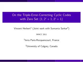 On the Triple-Error-Correcting Cyclic Codes with Zero Set t 1 , 2 i  1 , 2 j  1  Vincent