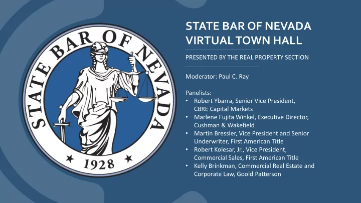 state bar of nevada virtual town hall