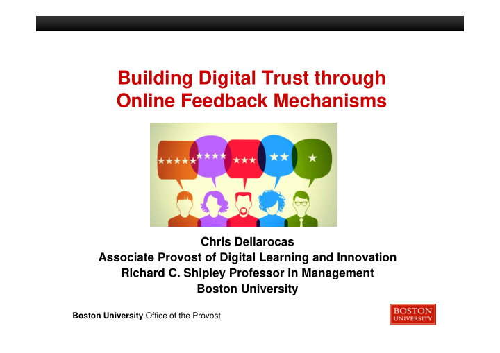 building digital trust through