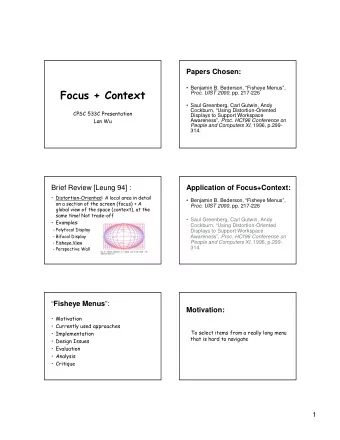 Proc. UIST 2000 , pp. 217-226   Saul Greenberg,