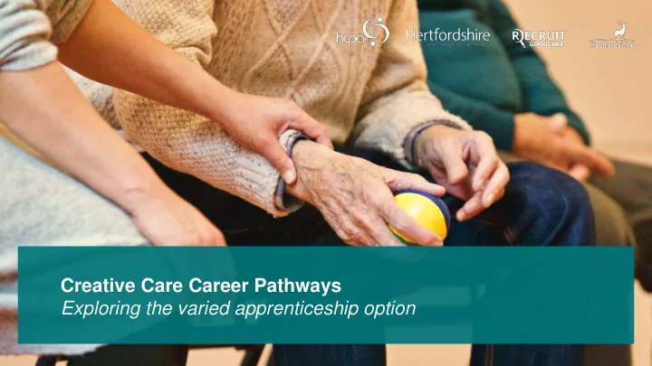 creative care career pathways exploring the varied