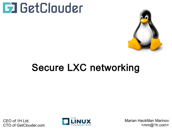 secure lxc networking