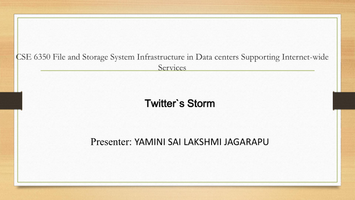 tw twitter ter s s st storm presenter yamini sai lakshmi