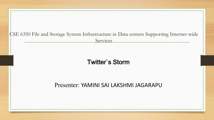 tw twitter ter s s st storm presenter yamini sai lakshmi