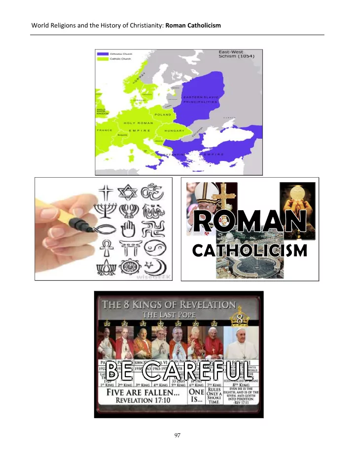 world religions and the history of christianity roman