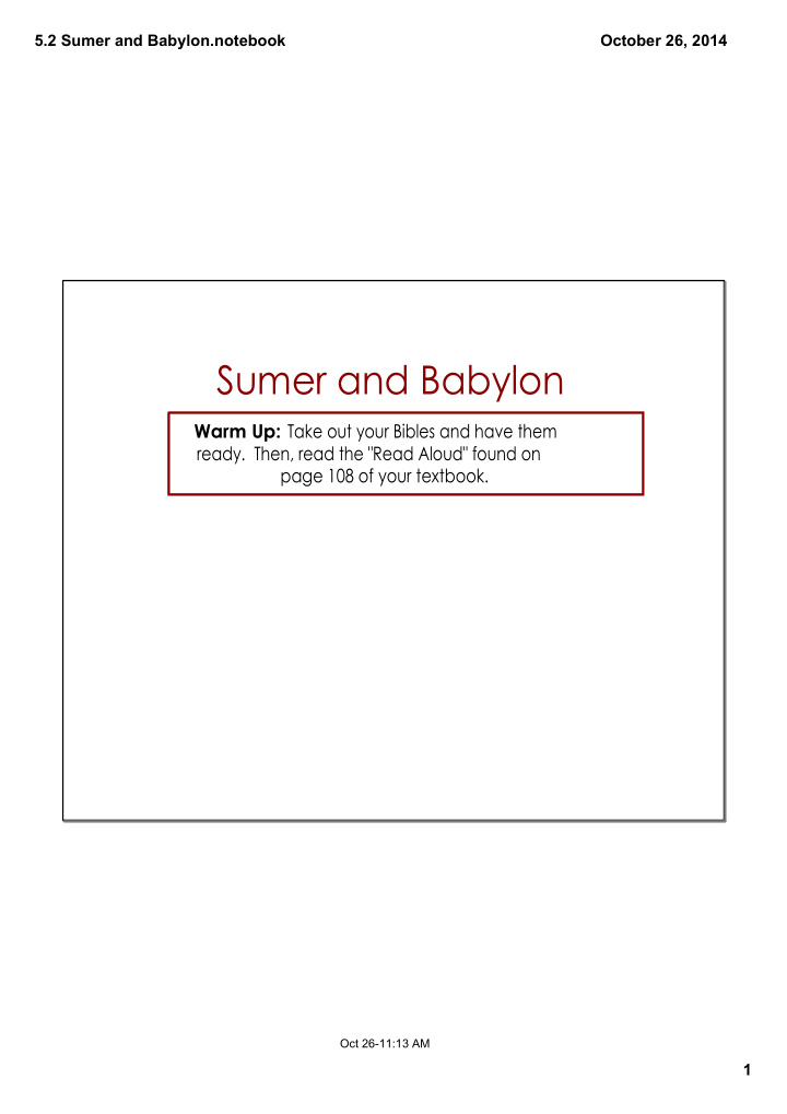 sumer and babylon