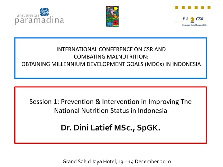 dr dini latief msc spgk