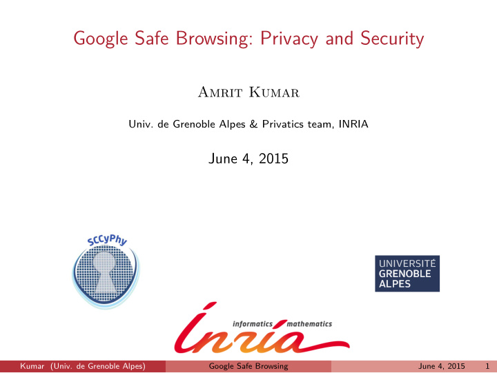 google safe browsing privacy and security