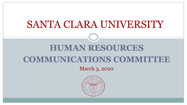 santa clara university