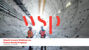 Snack &amp; Learn Webinar on  Future Ready Projects  Waterview Connection Waterview Connection