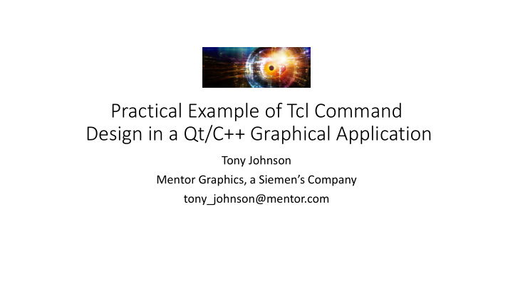 design in a qt c graphical application