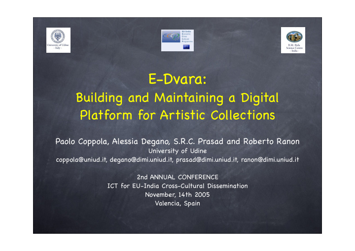 ict for cultural dissemination