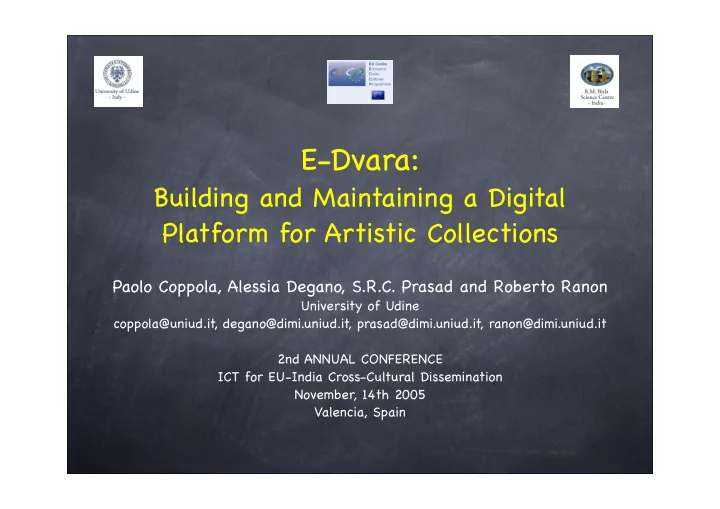 ict for cultural dissemination