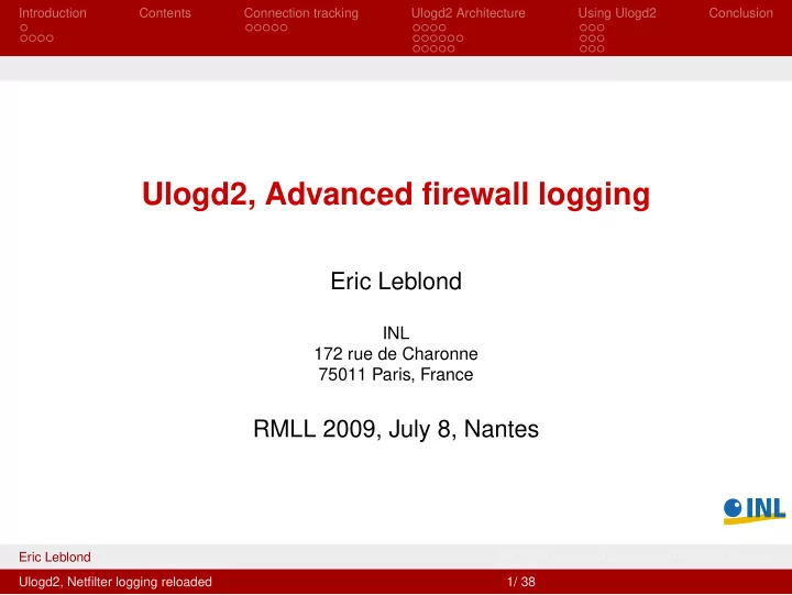 ulogd2 advanced firewall logging