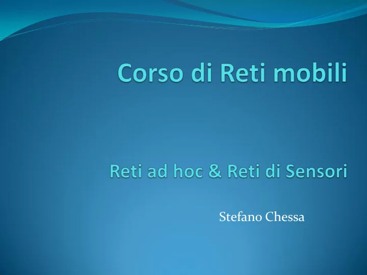 stefano chessa