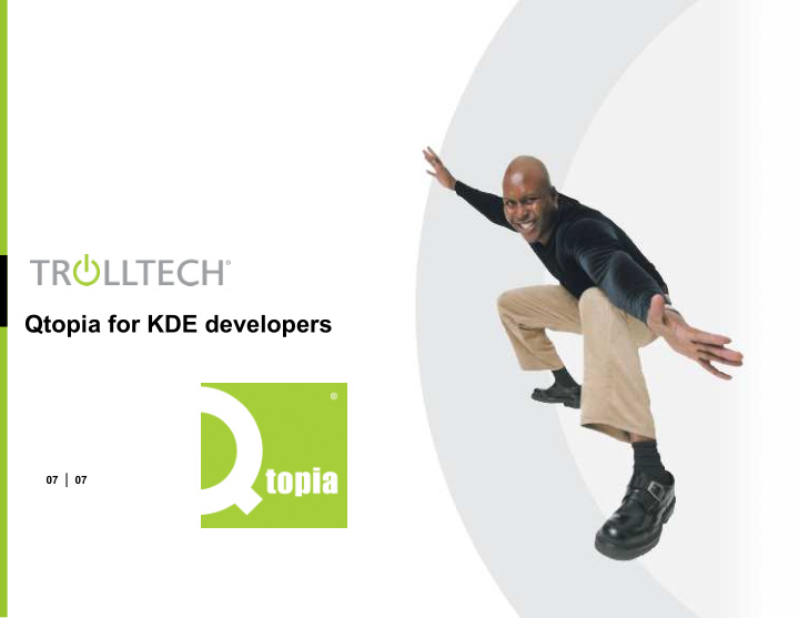 qtopia for kde developers