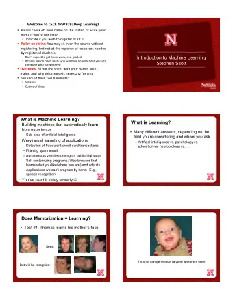 Stephen Scott  someone who is registered  Overrides: fill out the sheet with your name, NUID,