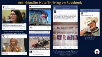 Anti-Muslim Hate Thriving on Facebook  NJ School Board official targets  Reps. Rashida Tlaib &amp;