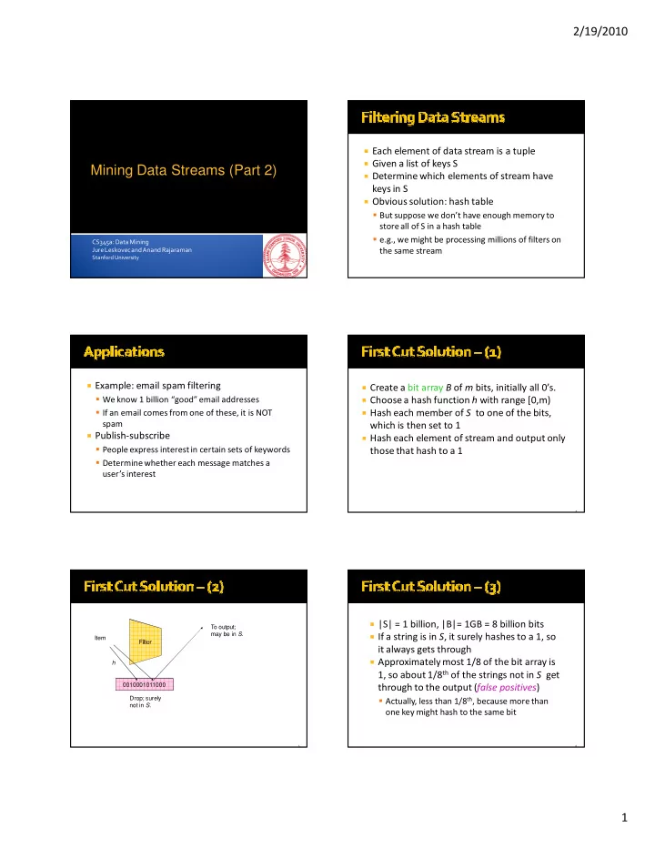 mining data streams part 2